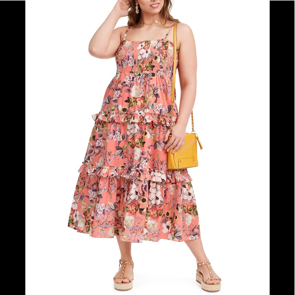 COPY - 🆕Pink 💖 Cotton Tiered Maxi